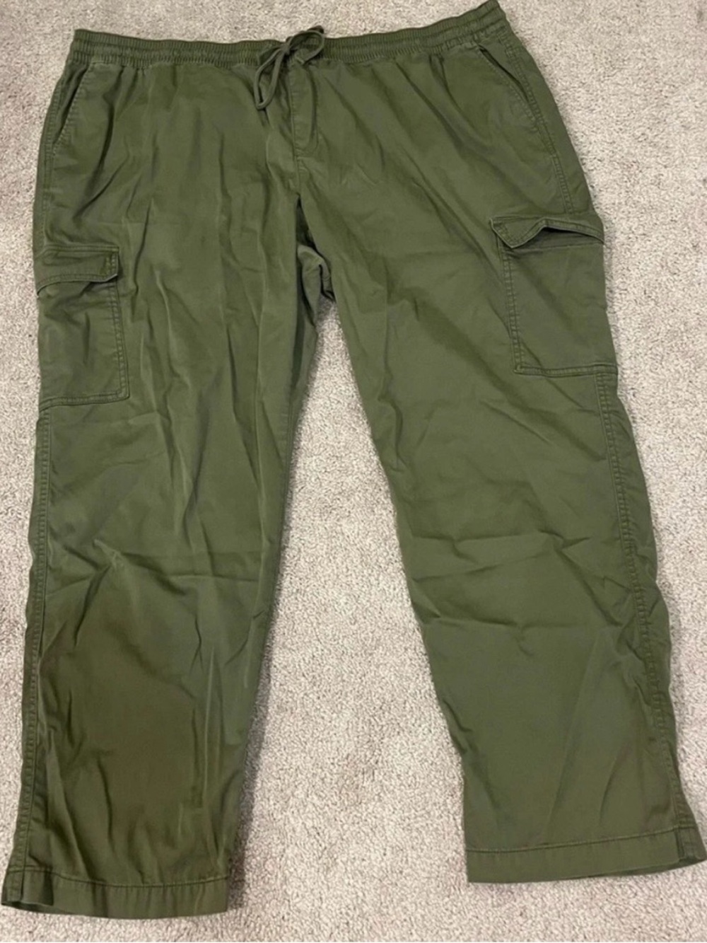 Lane Bryant Ankle Length Pull On Cotton Modal Blend Cargo Pants